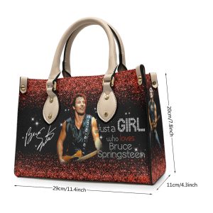 Bruce Springsteen Leather HandBag - HOATT 7317