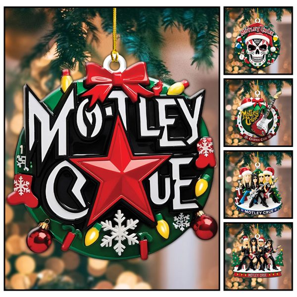 5PCS Mötley Crüe Custom Shape 2-sided Acrylic Ornament – ANHNV 5607