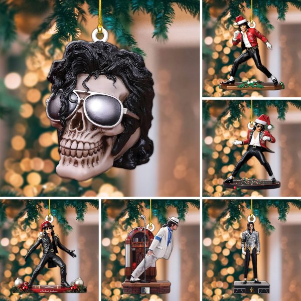 6PCS Michael Jackson Custom Shape 2-sided Acrylic Ornament – ANHNV 5614