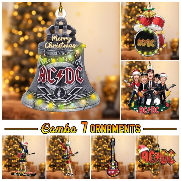 7PCS AC/DC Custom Shape 2-sided Acrylic Ornament – ANHNV 5640