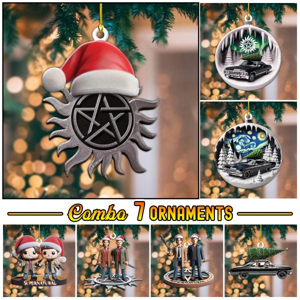 7PCS Supernatural Custom Shape 2-sided Acrylic Ornament – ANHNV 5623