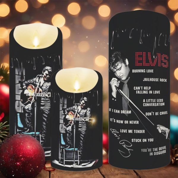 Elvis Presley Led Candle - TANTN 9509