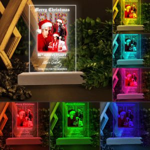 Elvis Presley Led Light with Wooden Base (7 Colors) - TANTN 9441