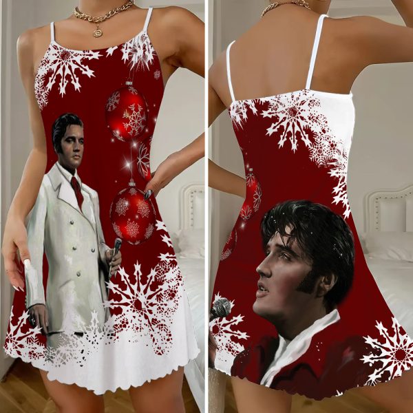 Elvis Presley 3D Strappy Swing Dress - MAITM 8729