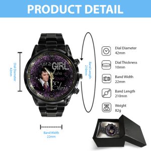 EP Music Black Stainless Steel Watch - HOATT 7242