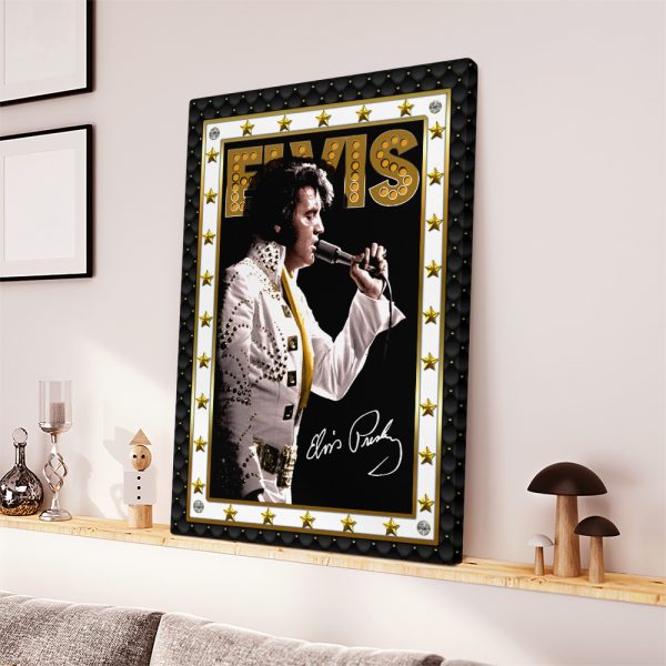 Elvis Presley Rectangle Canvas With Inner Frame - MAITM 8843