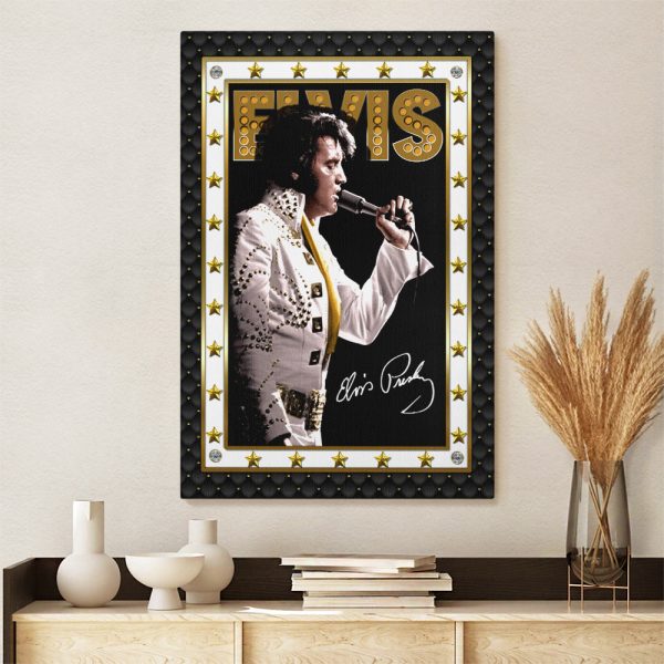 Elvis Presley Rectangle Canvas With Inner Frame - MAITM 8843