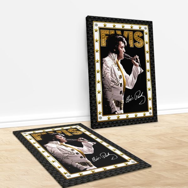 Elvis Presley Rectangle Canvas With Inner Frame - MAITM 8843