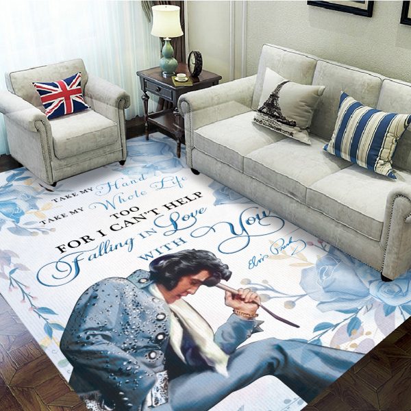 Elvis Presley Rectangular Rug - MAITM 8842