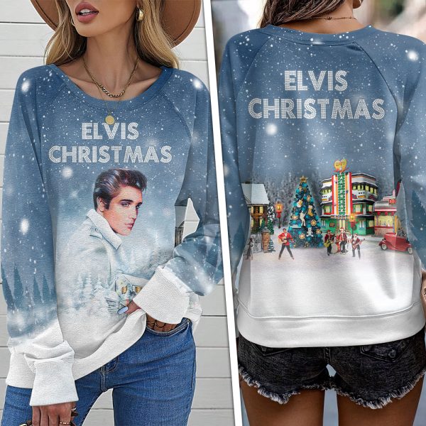 Elvis Presley Round Neck Raglan Sleeve Sweatshirt – MAITM 8912