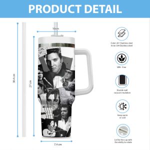 Elvis Presley 40oz Stanley Tumbler - VANDH 3942