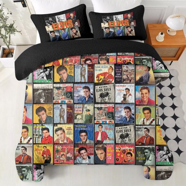 Elvis Presley Quilt Bedding Set - VANDH 3873