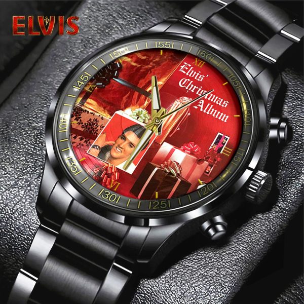 Elvis Presley Black Stainless Steel Watch - GNE 1997