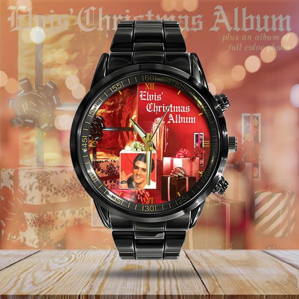 Elvis Presley Black Stainless Steel Watch - GNE 1997