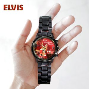 Elvis Presley Black Stainless Steel Watch - GNE 1997