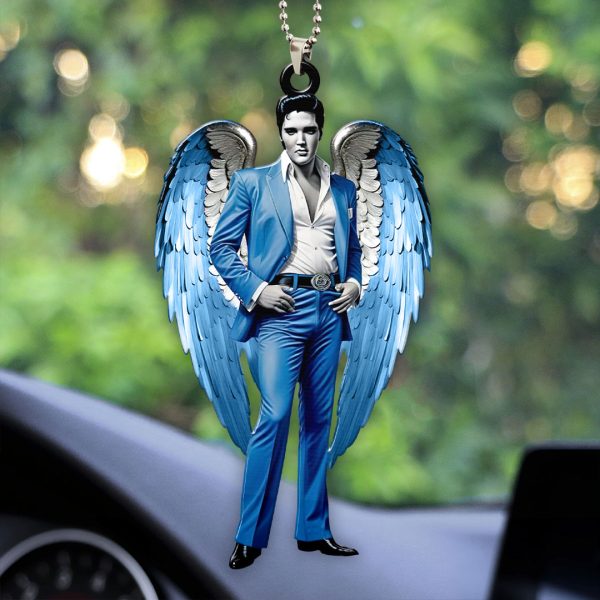 Elvis Presley Custom Shape 2-sided Acrylic Car Ornament - HOATT 6948