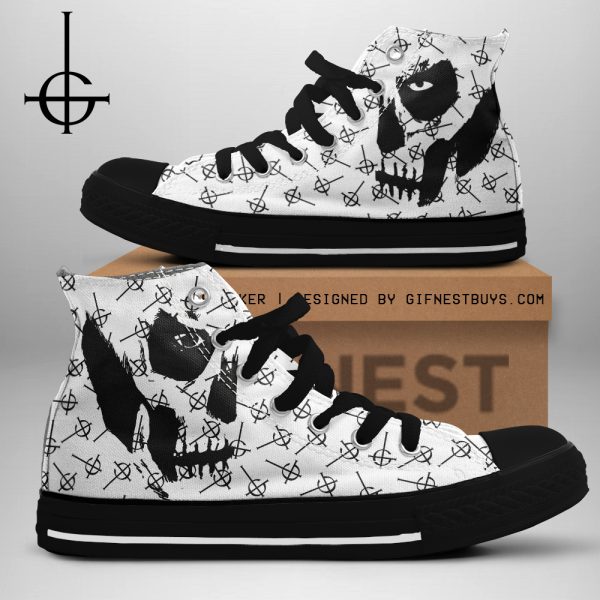 Ghost Band High Top Canvas Shoes - TANTN 9532