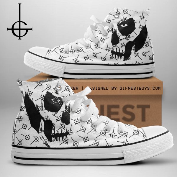 Ghost Band High Top Canvas Shoes - TANTN 9532