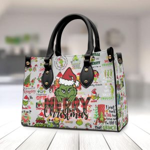 The Grinch Leather HandBag - VANDH 3875