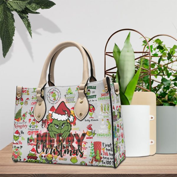 The Grinch Leather HandBag - VANDH 3875