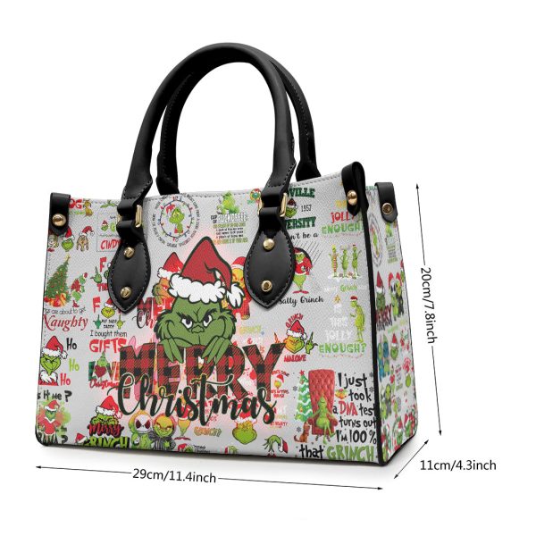 The Grinch Leather HandBag - VANDH 3875