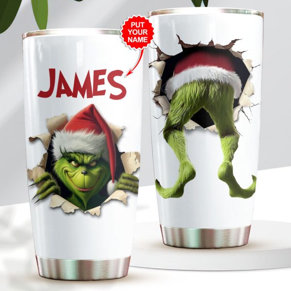 Personalized The Grinch Tumbler Cup - VANDH 3888