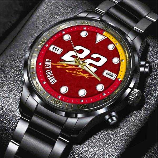 Joey Logano Black Stainless Steel Watch - HOATT 7043