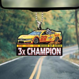 Joey Logano Custom Shape 2-sided Acrylic Car Ornament - TANTN 9326