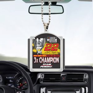 Joey Logano Custom Shape 2-sided Acrylic Car Ornament - TANTN 9328