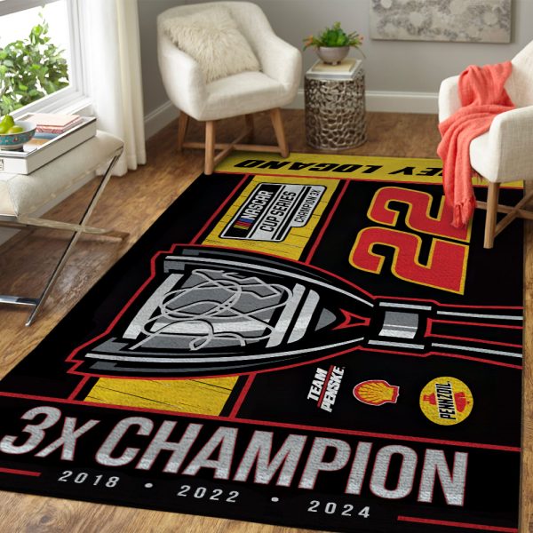 Joey Logano Rectangular Rug - TANTN 9346