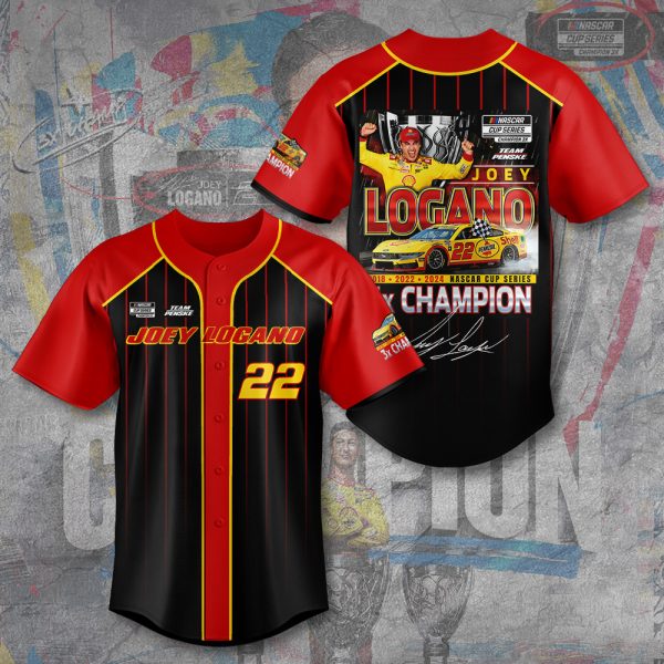 Joey Logano Baseball Jersey - TANTN 9340