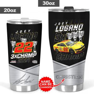 Personalized Joey Logano Tumbler Cup - HOATT 7068