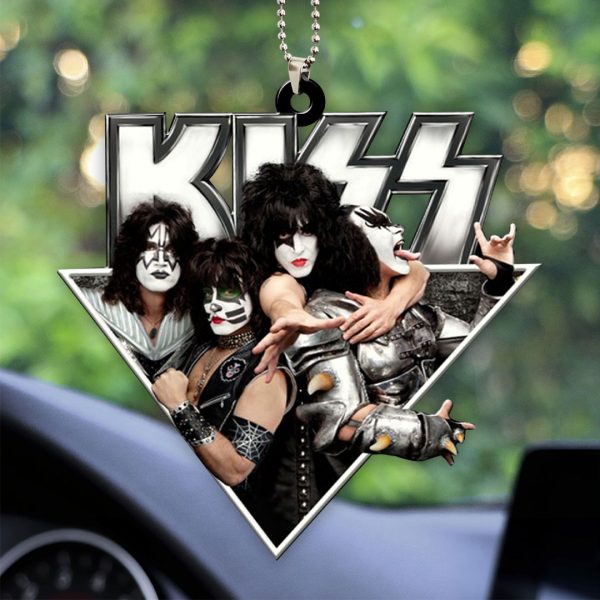 Kiss Band Custom Shape 1-sided Acrylic Car Ornament - HOATT 6968