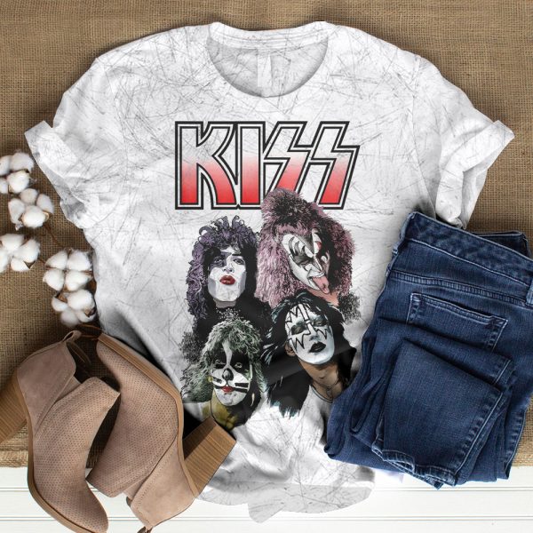 Kiss Band 3D T-Shirt – GNE 2082