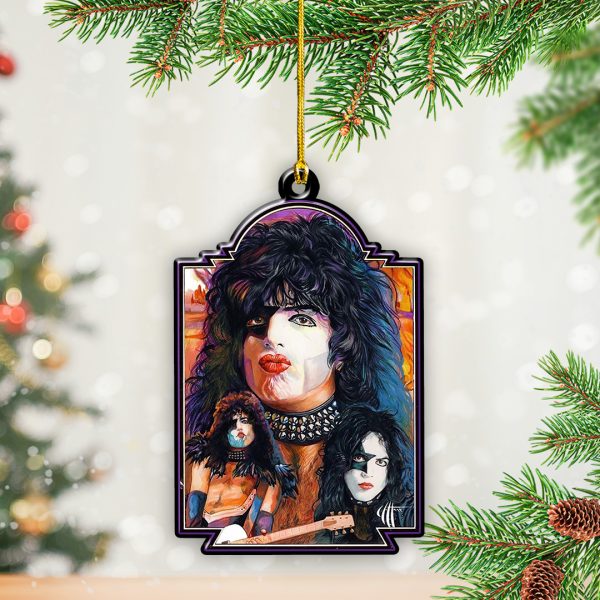 Kiss Band Custom Shape 2-sided Acrylic Ornament - GNE 2030.3