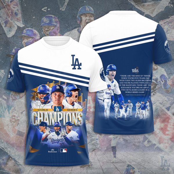 Los Angeles Dodgers 3D Apparel – TANTN 9082