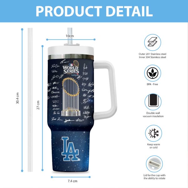 Personalized Los Angeles Dodgers 40Oz Stanley Tumbler - HOATT 6905