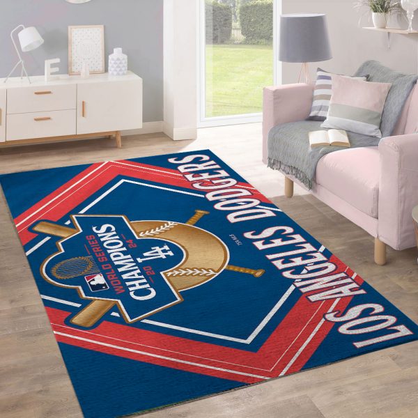 Los Angeles Dodgers Rectangular Rug - MAITM 8723