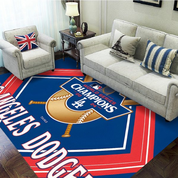 Los Angeles Dodgers Rectangular Rug - MAITM 8723