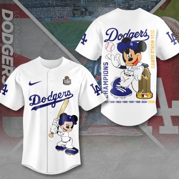 Los Angeles Dodgers x Mickey Mouse Baseball Jersey - MAITM 8711