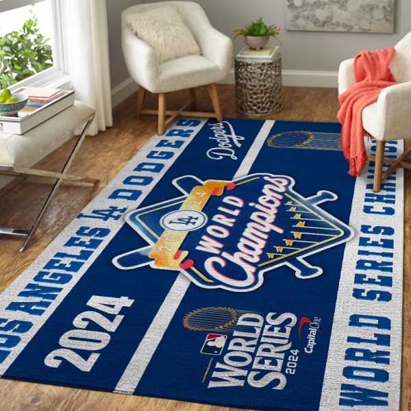 Los Angeles Dodgers Rectangular Rug - TANTN 9107