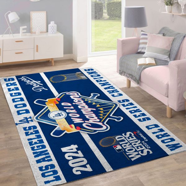 Los Angeles Dodgers Rectangular Rug - TANTN 9107