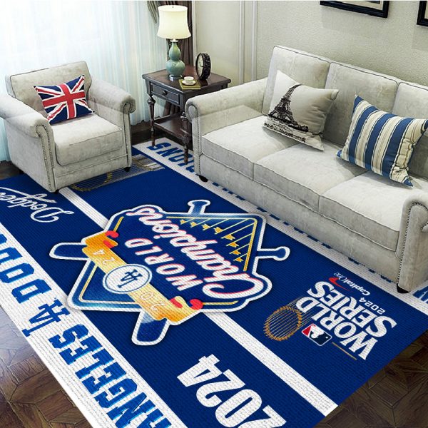 Los Angeles Dodgers Rectangular Rug - TANTN 9107