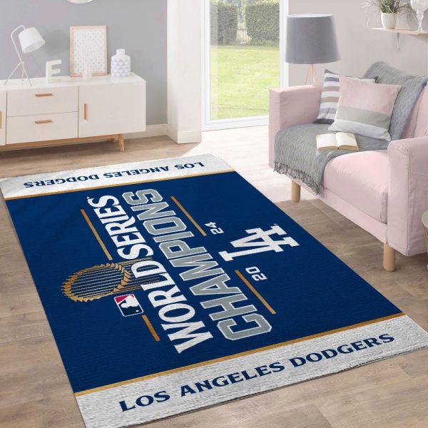 Los Angeles Dodgers Rectangular Rug - TANTN 9240