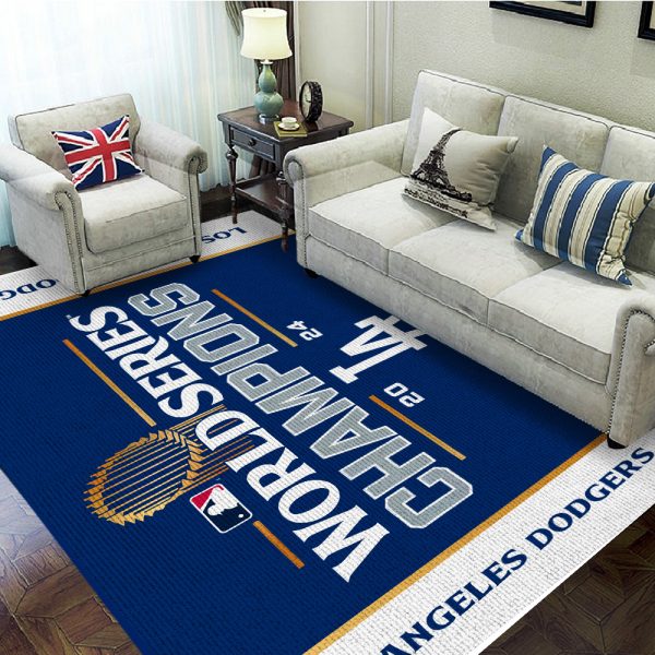 Los Angeles Dodgers Rectangular Rug - TANTN 9240