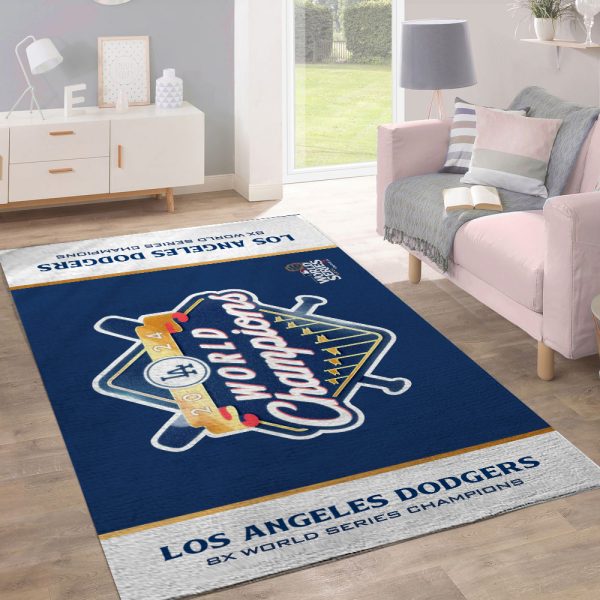 Los Angeles Dodgers Rectangular Rug - TANTN 9241