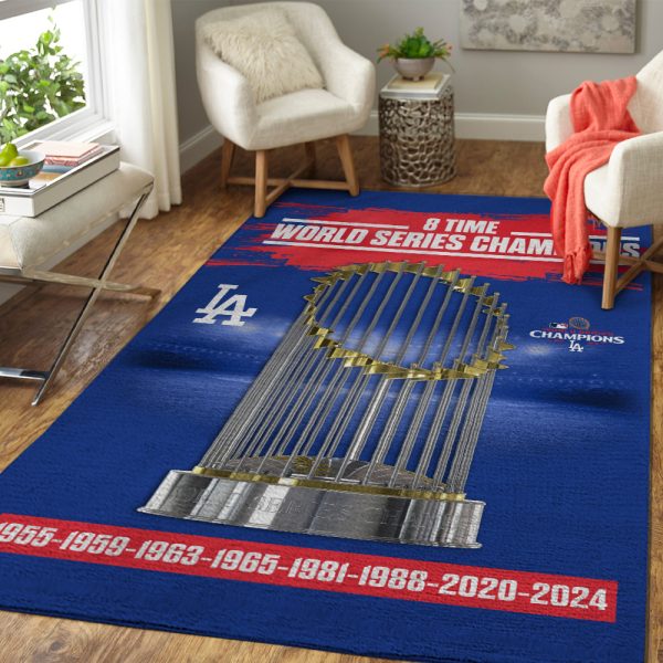 Los Angeles Dodgers Rectangular Rug - TANTN 9265