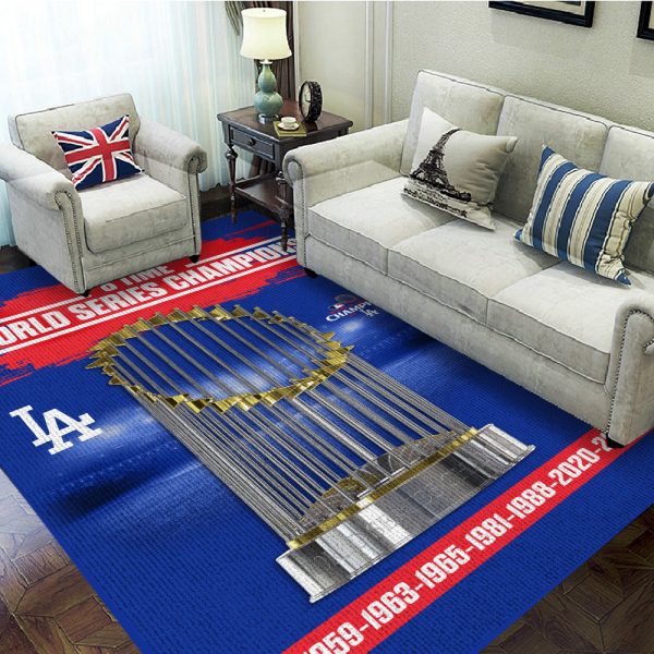 Los Angeles Dodgers Rectangular Rug - TANTN 9265