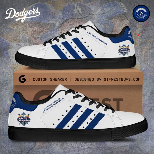 Los Angeles Dodgers Custom SS Shoes - TANTN 9084