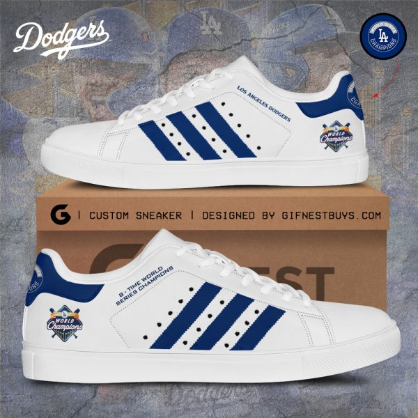 Los Angeles Dodgers Custom SS Shoes - TANTN 9084